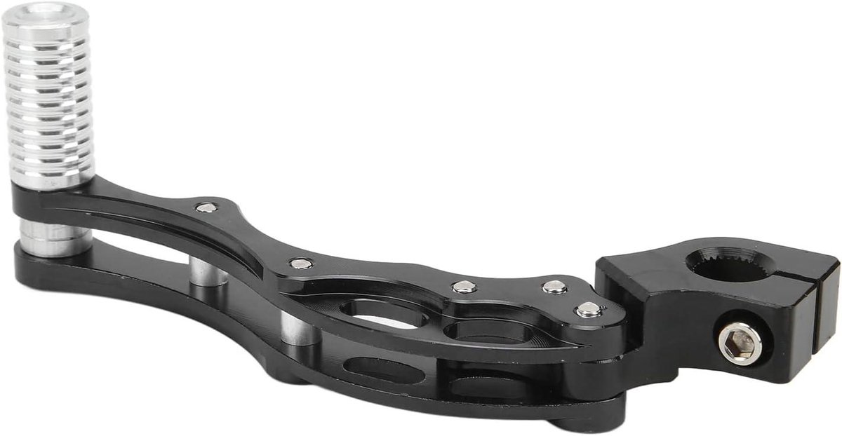 Universal Kickstart Lever Starter Aluminum Alloy High Strength Shift Lever for Motorcycle Scooter (Black)