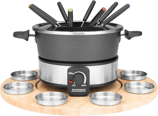 Artesa Artesà Deluxe Fondueset Met Draaiplateau - Roestvrij Staal 22 Delige Dinerset 68cb08b70b3a3675530b1f49