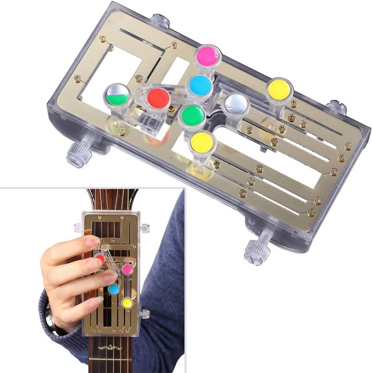 Gitaar Akkoord Praktijk Tool - Leren met 6 Universele Akkoorden voor Beginners