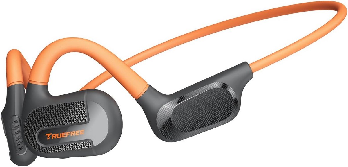 Draadloze open-ear hoofdtelefoon met Bluetooth 5.3 en dubbele microfoons voor sport