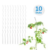 ACAZA Tomatenspiraal - 175 cm - Plantensteun - Set van 10 stuks - Plantenstandaard - Tuingereedschapset - Plantenstok - Planten Standaard - Plantenstandaard metaal - Plantensteunen - Plantenstokken - Plantenbinder