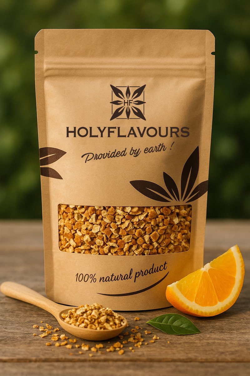 Sinaasappelschilgranulaat GS - 100 gram - Holyflavours