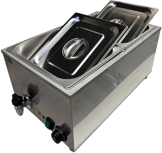 Foto: Afa bain marie 2x1 2gn bakken met aftapkraan