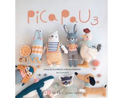 Pica Pau 3 - Maak 20 kleurrijke amigurumidiertjes