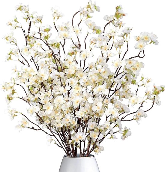 Kunstkersenbloesem Slinger 180cm - 6 Stuks Roze Hangende Zijden Bloemen Voor Decoratie