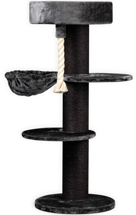 RHRQuality krabpaal voor grote katten Maine Coon Sleeper PLUS Blackline Dark Grey