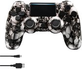 ​​NAXSIR Draadloze PS4 Controller met Opvallend Comic Design – Bluetooth Gamepad met Explosieve Kleuren, USB-C & Micro-USB Aansluiting, Oplaadbare Batterij​