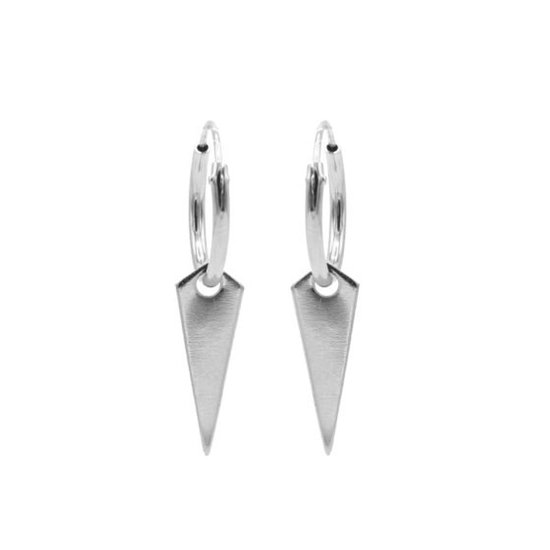 Karma Symbols oorbel M1976XL Symbols Cone Zilver
