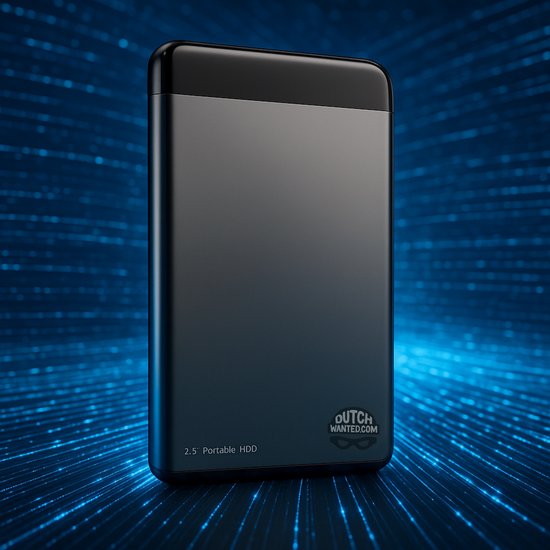 Dutch Wanted Draagbare HHD Externe Harde Schijf - 2TB aan Solide State Opslag - Snelle writing speed - Plug and play - Portable storage - Opslag extern pc of laptop - USB 3.2 - Snelle Harde schijf expansion