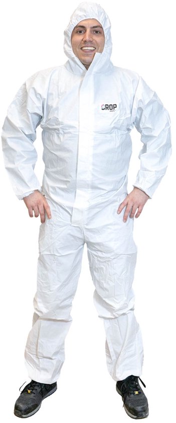 Combinaison jetable CROP avec capuche - L