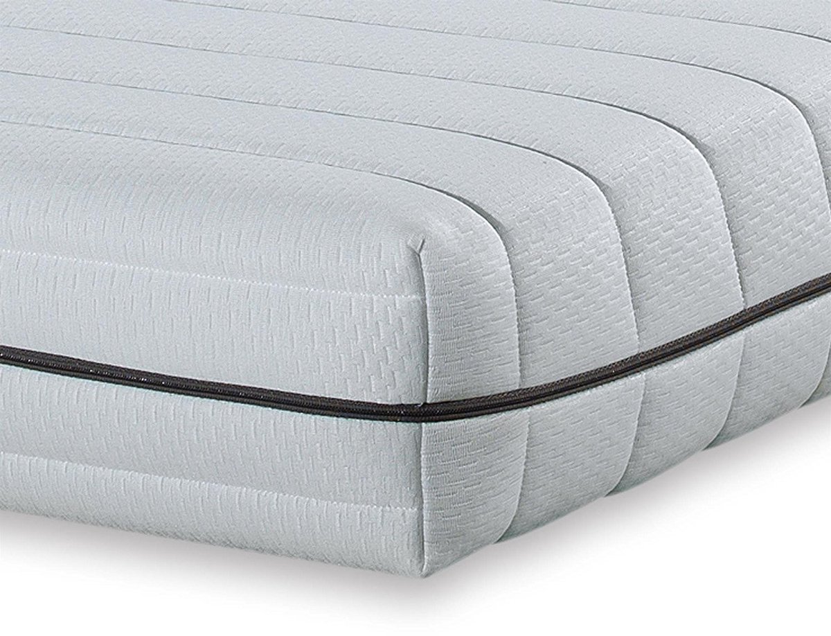 MatrasDirect Matras Loes - 130x190 - 13 cm dik - Anti-Allergie - Afritsbare en wasbare hoes Wit
