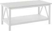 Titien | Table basse en pin Wit