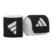Bandage de boxe en crêpe adidas Wit – 255 cm – Avec Fermetures velcro et passant pour le pouce – Absorbe la transpiration – 4 couleurs