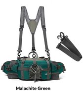PolkaHome® Heuptas – Heuptasje & Heuptassen Anti-diefstal – Outdoor Wandel Sport Telefoon Tas | Crossbody Tas voor Buitenactiviteiten – Vissen, Wandelen, Kamperen – Schouderzak met Verstelbare Band | Luxe Dames Heren Wandelen Tas – Reisheuptas – Heup