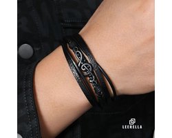 Leerella Muzieksleutel Armband van 21 cm Zwart in Echt Leer voor Dames en Heren, Een Diepgaande Verkenning van Muzieksleutel Leer Armbanden voor Muziekliefhebbers en Trendsetters Leerella Muzieksleutel Armband van 21 cm Zwart in Echt Leer voor Dames en Heren, Een Diepgaande Verkenning van Muzieksleutel Leer Armbanden voor Muziekliefhebbers en Trendsetters