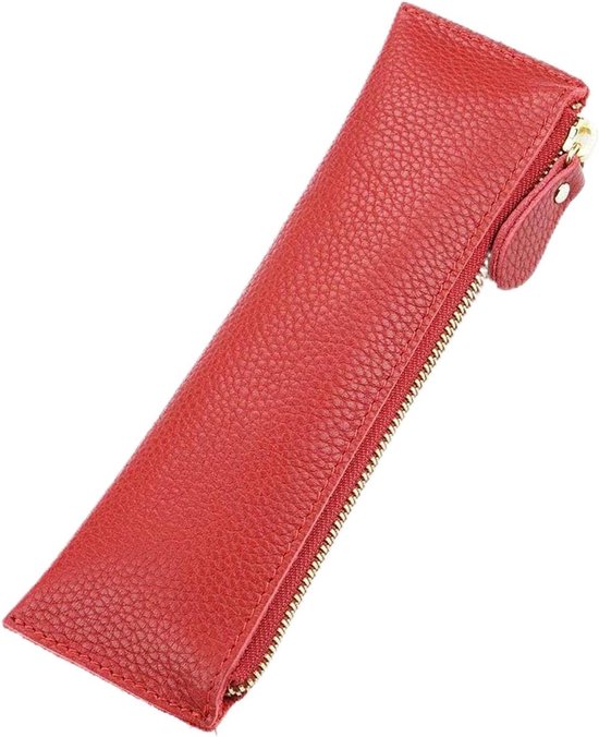 DIPLOMAT - D41000002 - Leren hoesje voor 2 pennen - Chic en elegant - Duurzaam - Zwart