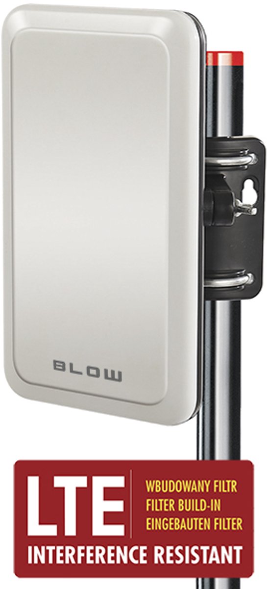 BLOW ATD-16 DVB-T2 ACTIVE DIGITALE BUITENANTENNE VOOR KPN DIGITENNE (NL) / ANTENNE TV (BE) voor camping of woonhuis