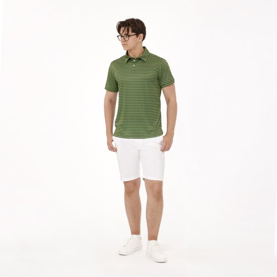 Func Factory mannen Polo Zig Zag groen maat XXL van Func Factory — afbeelding 3