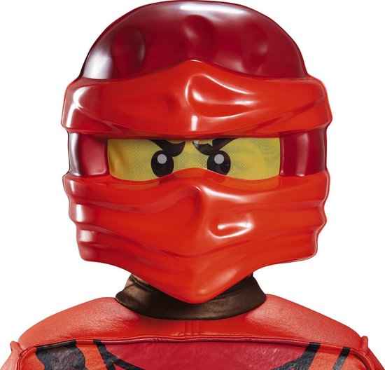 Kai LEGO Ninjago Master of Spinjitzu Kinder Kostuum – Jongens (Half Masker)