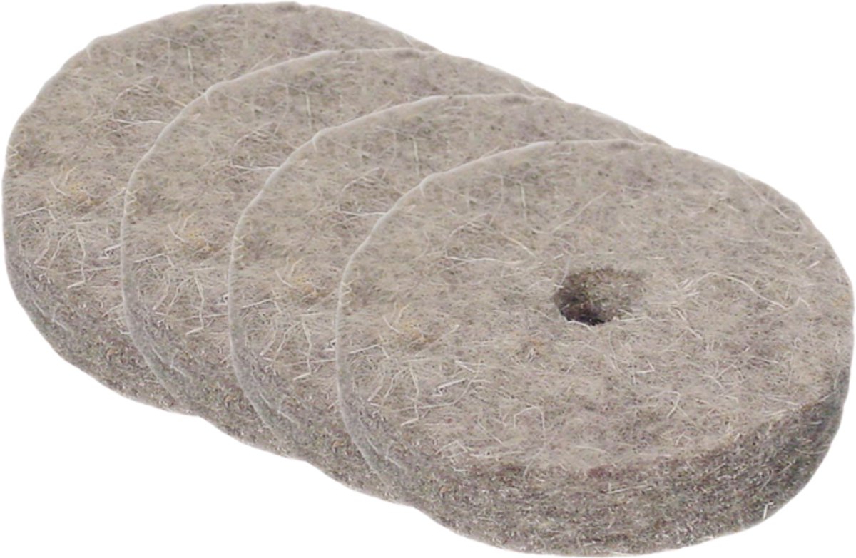 Specter Bekkenvilt 50 mm – Set van 4 stuks | Hoogwaardige Cymbal Felts voor Drumstel – Diameter 50 mm, Dikte 8 mm