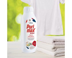 Silva - Purimax - Oxi Gel Vlekverwijderaar - 1000ml - Witte was -Vegan