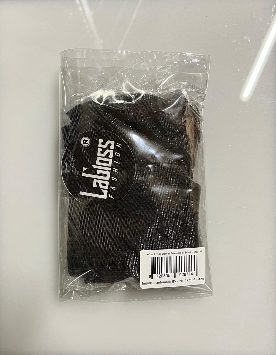 LaGloss® Afslankende Dames Zwembroek Zwart - Hoog Taille Badmode Short — afbeelding 2