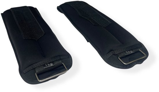 Padisport enkelgewichten 1 kg - ankle weights - enkelgewichten - polsgewicht - zwart
