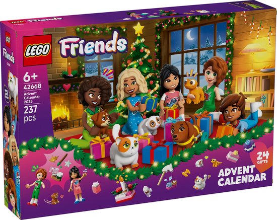 LEGO® Friends Adventkalender 2025, Kerstspeelset - 42668