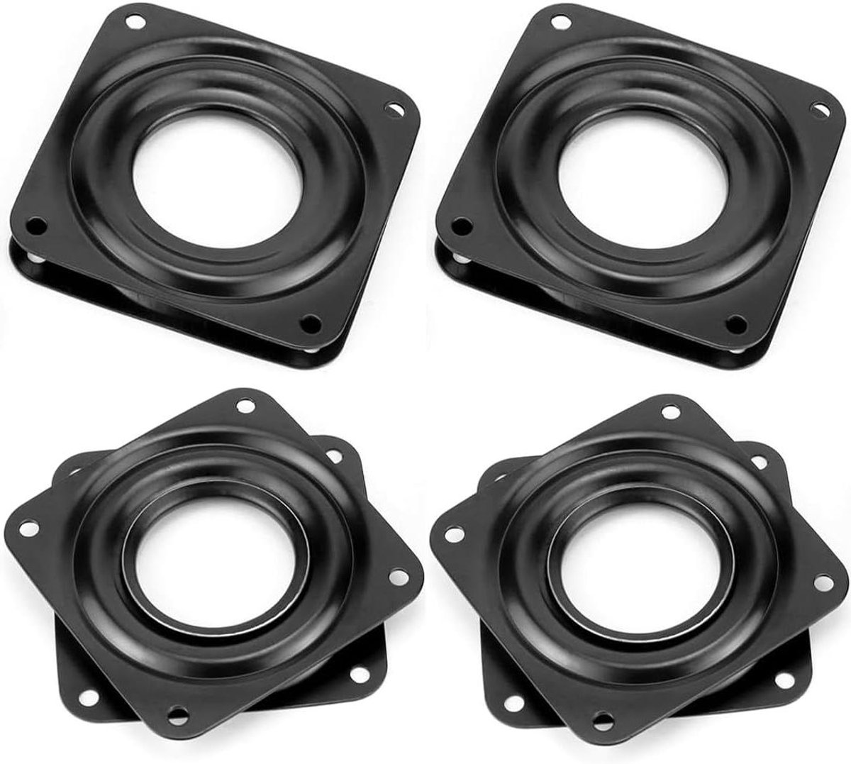 Image of 4 stuks 72 mm kogellagers draaiplateau voor meubels plankstandaard en tv-kasten