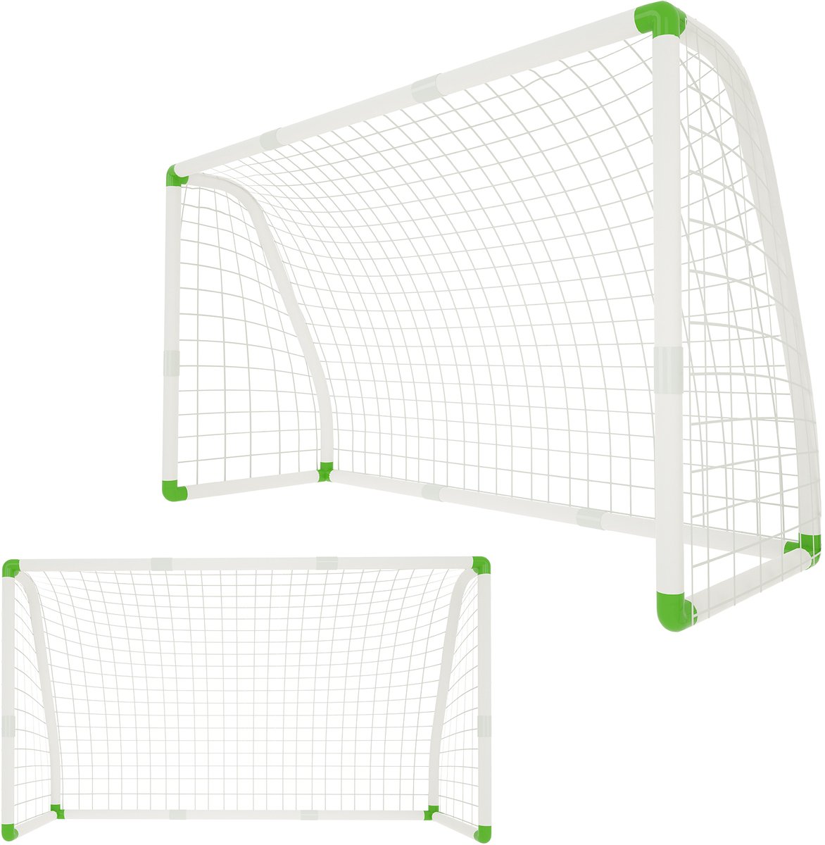 Kindervoetbaldoel 1,8m X 1,2m Tuinvoetbaldoel Trainingsvoetbalnet Perfect Doel Bij Alle Weersomstandigheden, Geschikt Voor Kinderen, Tieners En Volwassenen