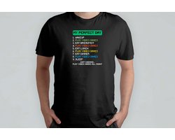Omslag van Gamer Perfect Day - T Shirt - VideoGames - GamingLife - GamerForLife - Videospelletjes - GamerLeven - SpelletjesTijd - GameAan - RetroSpellen