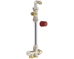 Danfoss RA-K radiatoraansluitcombinatie 2-pijps 1/2"-3/4"