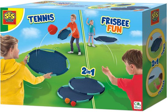 SES - Tennis en Frisbee fun - 2 in 1 als cadeau voor kind van 4