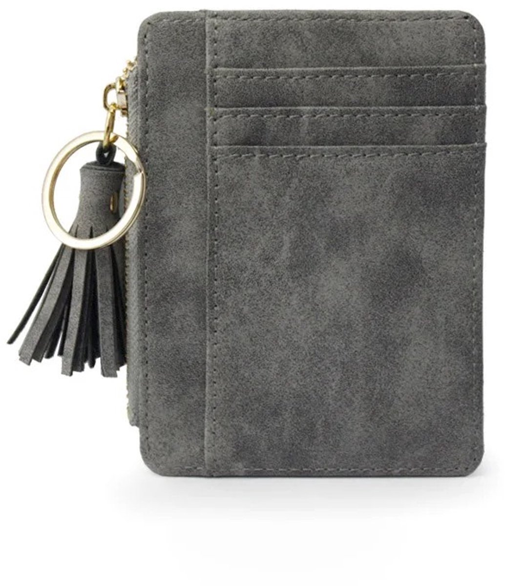 WiseGoods Premium Dames Portemonnee Portefeuille - Creditcard & Geld - Pasjeshouder - Portemonnees Vrouw - Pasjeshouders Grijs