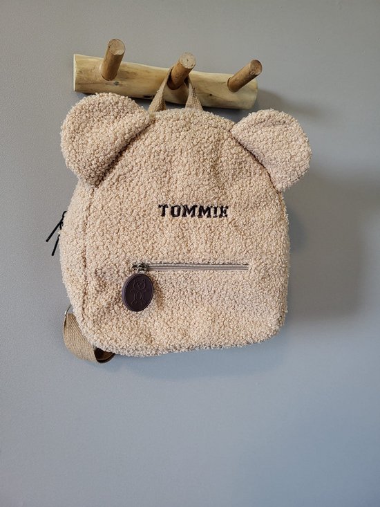 Teddy kindertas - Teddy rugzak met naam - Rugtas teddy - Gepersonaliseerd - teddy rugzak kids - Schooltas met naam - teddy schooltas - tas voor de opvang - baby - peuter - kleuter - vier kleuren tas - zes kleuren garen