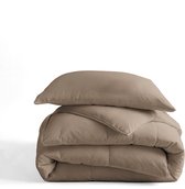 Sleeptime 2 in 1 Dekbed - Dekbed zonder Overtrek Inclusief Kussensloop - 140x200 - Taupe