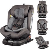 X Adventure Autostoel 360° Draaibaar Supreme - i-Size Met Isofix - Groep 0/1/2/3 (40 cm tot 150 cm) -Vanaf Geboorte tot 12 jaar - Denim Grey