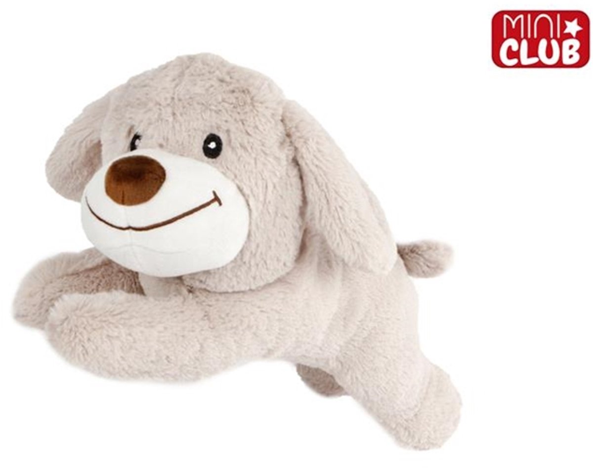 Mini Club hond liggend pluche 30x16x14cm