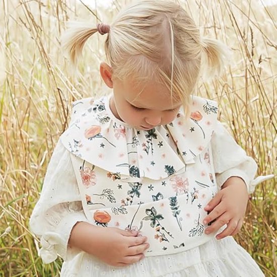 Elodie slab - Slabbetjes- Slabbertjes baby- Slab - Meadow blossem van Elodie — afbeelding 4
