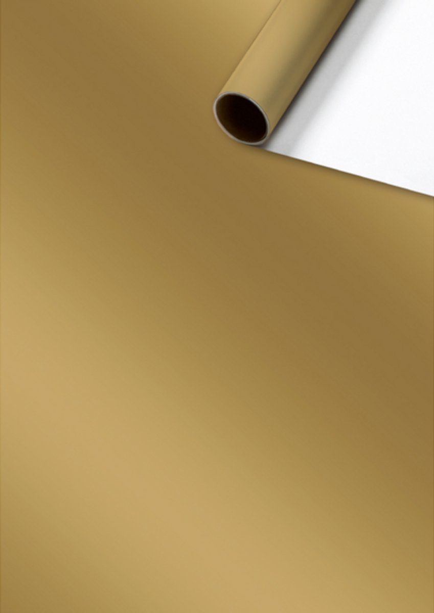 Stewo - Cadeaupapier 70x200 cm - Uni - Goud