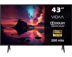 Horizon Smart TV 43 inch - Full HD LED - WiFi - Netflix - Dolby Digital Plus - Schermdeling - Laag Energieverbruik