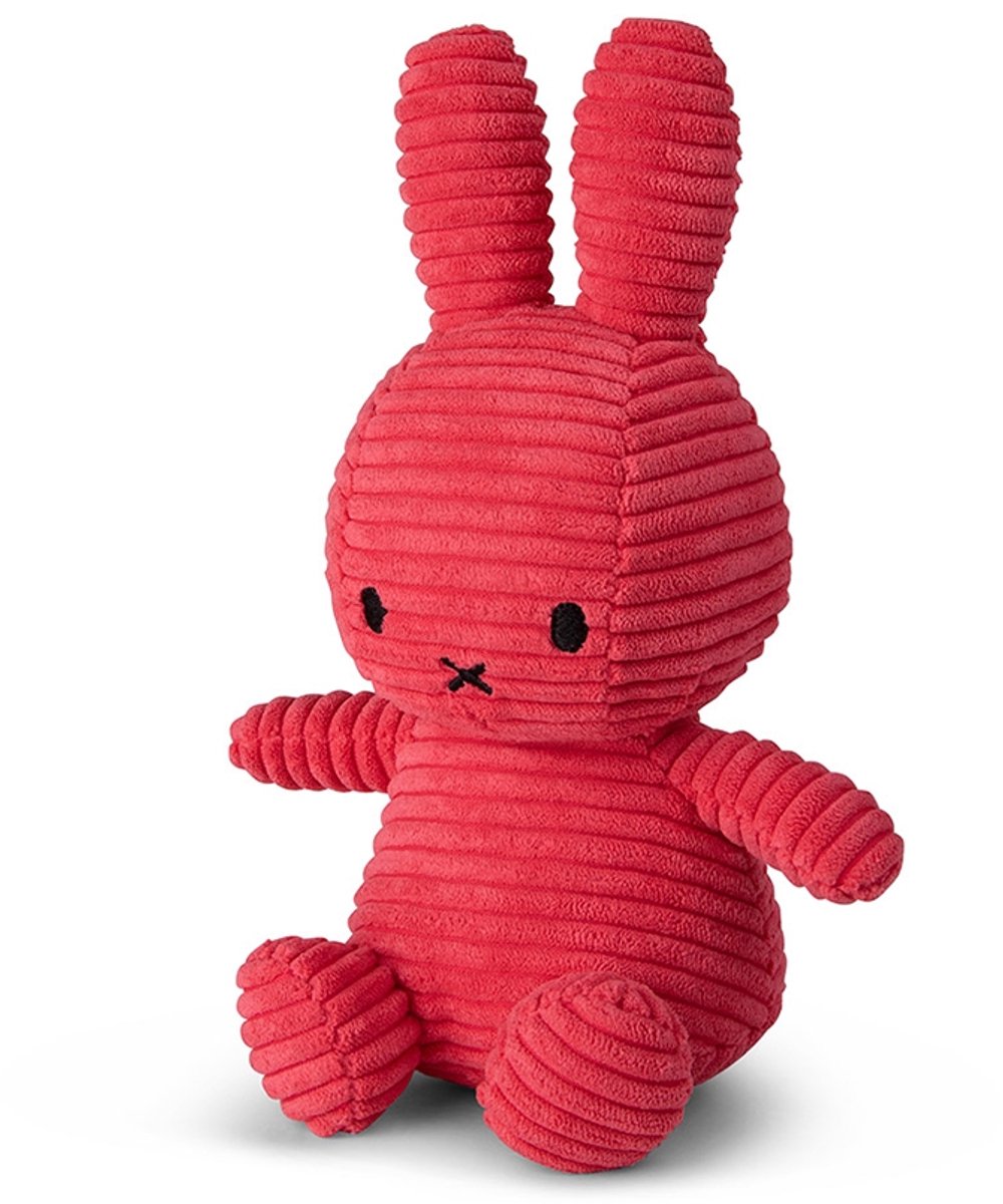 Nijntje Corduroy Fuchsia 23cm ECO - Knuffel Fuchsia