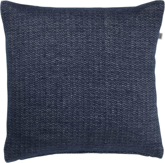 kwaadheid de vrije loop geven krijgen tand DANI - Sierkussen donkerblauw 45x45 cm - Dutch Decor | bol.com