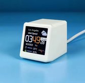 Bol.com Mini slimme Wifi weerstation klok voor desktop decoratie aanbieding