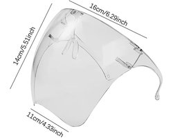 Gezichtsbescherming | Veiligheid | Comfortabel | Ademend | Herbruikbaar | Oogbescherming | Lichtgewicht | Duurzaam | Uniseks | Universele pasvorm | Medisch | Bouw | faceshield