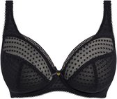 FREYA SPOT-LIGHT- Dames Plunge Beha - BLACK- Maat 80G