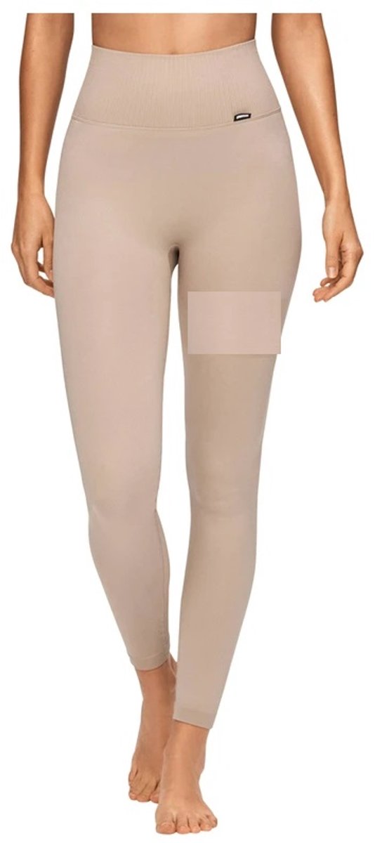 Stronger - Sport Tights - Wrap Seamless Legging - Dames - Bruin - Maat L van Merkloos — afbeelding 2