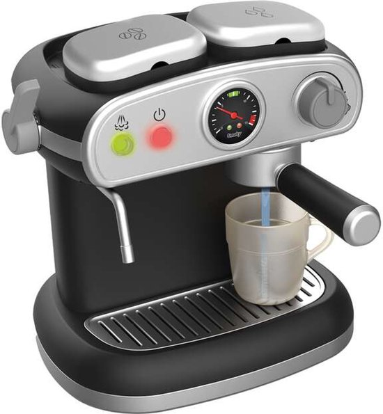 Smoby - Speelgoedkoffiezetapparaat - Expresso Koffie Machine - rollenspel - speelgoed met kopjes, lepels en capsules