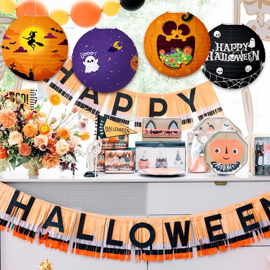 LUQ - Spook - Halloween - Lampion - Lichtje - Lampionstokje - Treklampion - Papier - Sint Maarten - Kind - 1 Stuk — afbeelding 5