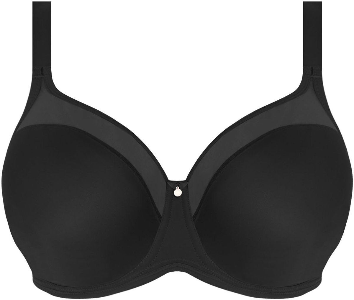 Elomi SMOOTH- Dames T-shirt Beha- BLACK ZWART